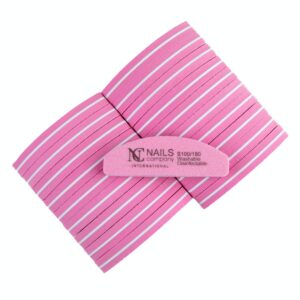 Βuffer Small Ροζ 100/180 grit 20τμχ NC Nails